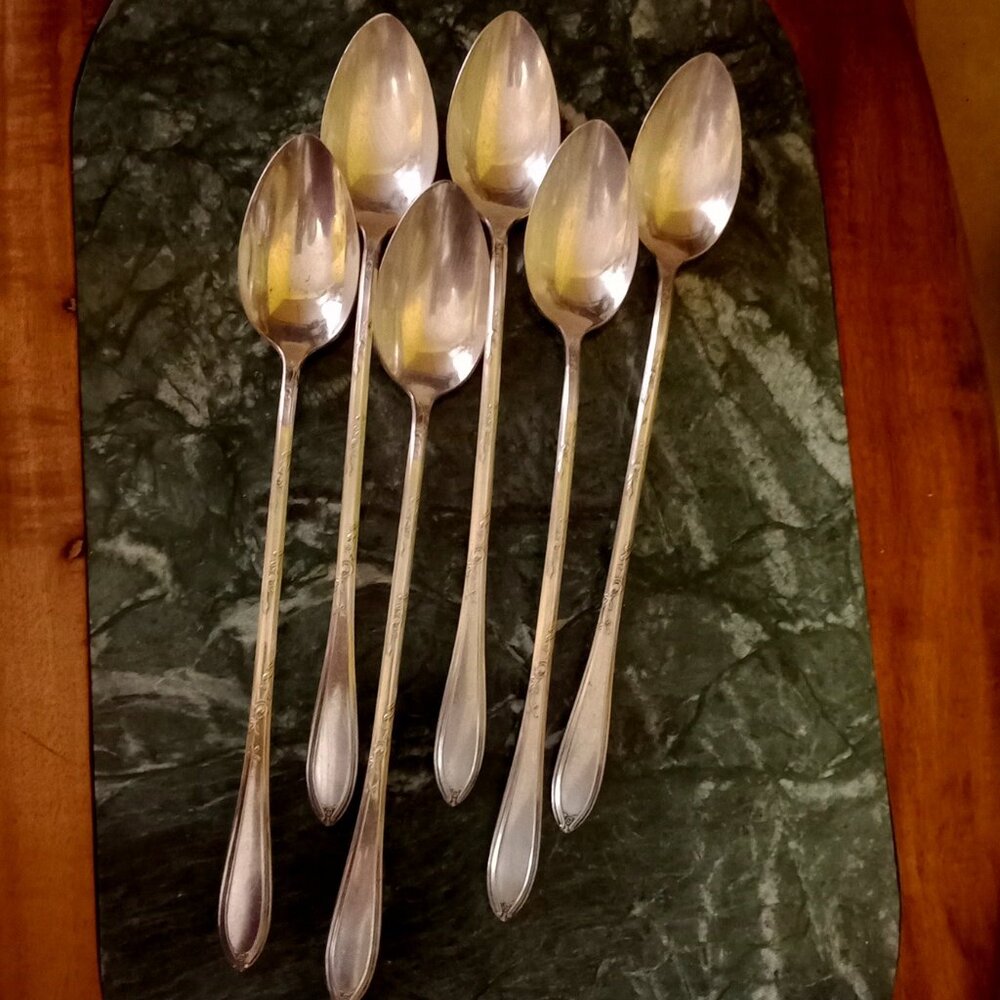 Silverplate Bar Spoons/6